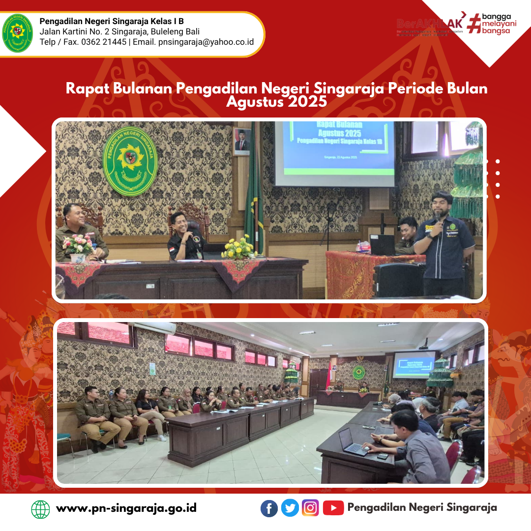 Berita 252510121040 rapat bulan pengadilan negeri singaraja periode bulan september 2025
